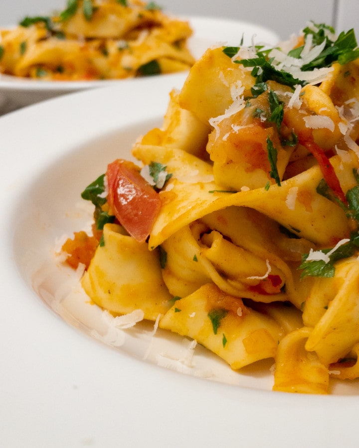 Pappardelle in Tomato Sauce